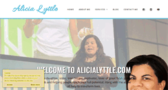 Desktop Screenshot of alicialyttle.com